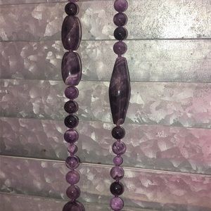 Purple Reign quartz necklace
